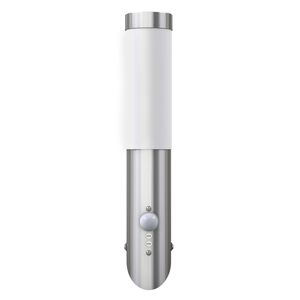 vidaXL Sienas Lampa RVS Ūdens Necaurlaidīga, Kustības Sensors