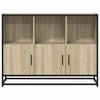 vidaXL bufete Sonoma Ozols 100x35x76 cm Engineered Wood