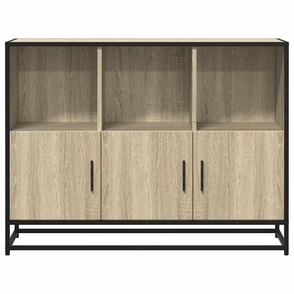vidaXL bufete Sonoma Ozols 100x35x76 cm Engineered Wood