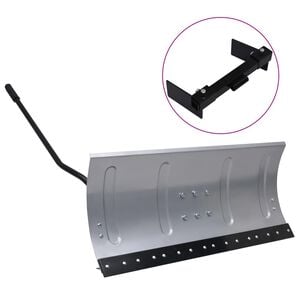 vidaXL sniega tīrītājs ar zāles pļāvēja adapteri, 100 cm