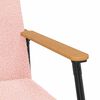 vidaXL atpūtas krēsls Rozā 59 x 75 x 78 cm