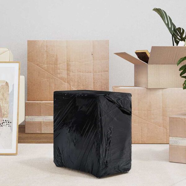 vidaXL Stretch Film 2 gab Melns 23 &mu;m 50 cm x 150 m