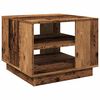 vidaXL kafijas galdiņ&scaron; Old Wood 55x55x42 cm Engineered Wood