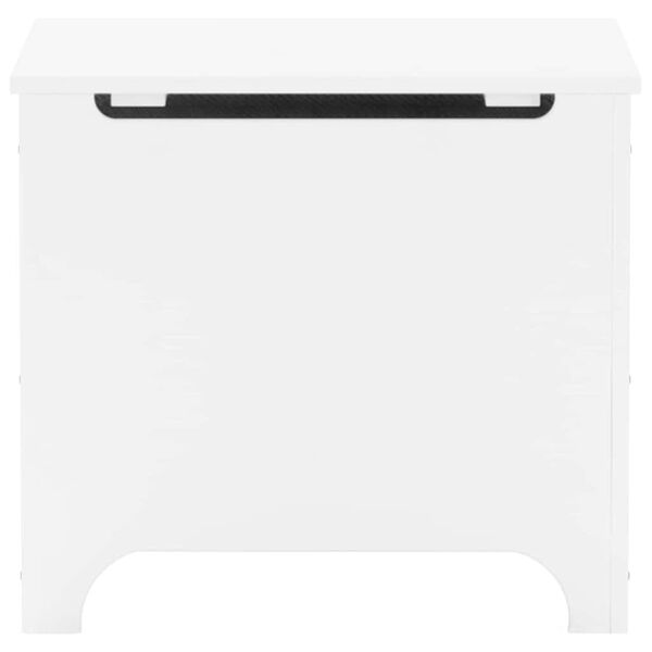 vidaXL uzglabā&scaron;anas kaste ar vāku RANA, balta, 60x49x54 cm, priede