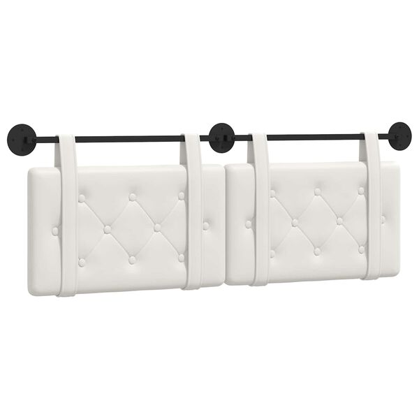 vidaXL Karājo&scaron;s galvgalis Balts 150 x 55 x 5 cm Mākslīgā āda