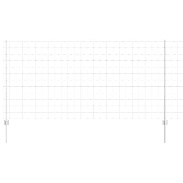 vidaXL Žogs ar stabu Sudraba 1,2 x 10 m Tērauds
