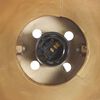 vidaXL sienas lampa, industriāls dizains, misiņa krāsā, 90x25 cm, E27