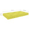 vidaXL pale&scaron;u dīvāna/grīdas spilvens, 73x40x7cm, dzeltenzaļa kokvilna