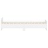 vidaXL gultas rāmis, balts, 100x200 cm, inženierijas koks