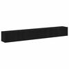 vidaXL TV skapī&scaron;u komplekts 3 pcs Melns ozolkoks 80 x 30 x 30 cm