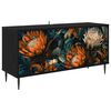 vidaXL Televizora skapī&scaron;a LOCHEM 102 x 33 x 51 cm Melns ozols