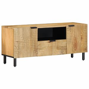 vidaXL TV Skapis Brūns 105x33x46 cm Masīvkoka Mango