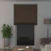 vidaXL Venēcijas žalūzija Tum&scaron;i brūna ar rakstu 213 x 120 cm PVC