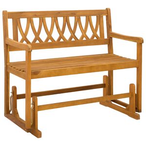vidaXL Dārza lidojo&scaron;ais sols Dabiska 110 x 59 x 97 cm