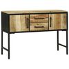 vidaXL Konsoles galds Brūna 100 x 35 x 70 cm Cieta mango koksne