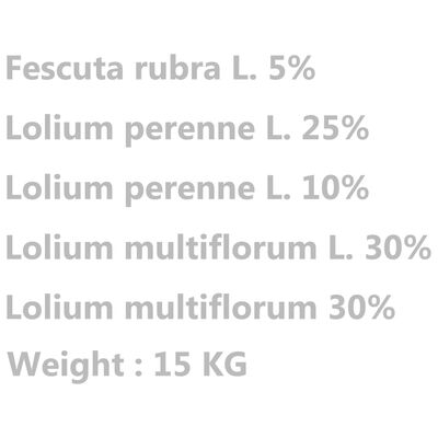 vidaXL zāliena sēklas, 15 kg