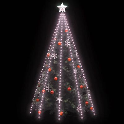 vidaXL Ziemassvētku lampiņas, 400 LED, 400 cm