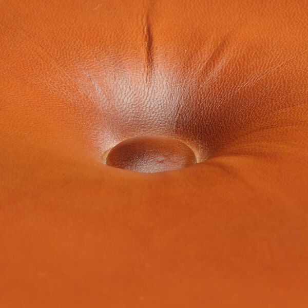 vidaXL bāra krēsli, 2 gab., brūni, neapstrādāts mango koks, dabīga āda