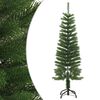 vidaXL mākslīgā Ziemassvētku egle ar statīvu, &scaron;aura, 120 cm, PE