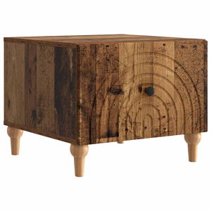 vidaXL Kafijas galdiņ&scaron; Vecs koks 49 x 50 x 40 cm Inženierijas koks