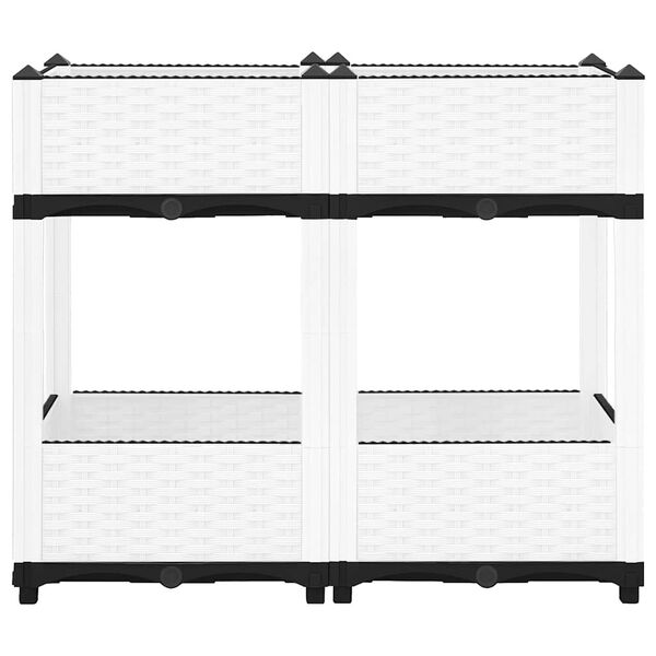 vidaXL puķu kaste, 80x40x71 cm, polipropilēns