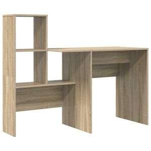 vidaXL Galds Sonoma ozols Inženierijas koks 131,5 x 50 x 106,5 cm