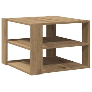 vidaXL kafijas galdiņ&scaron; Artisan ozols 58x58x40 cm Engineered Wood
