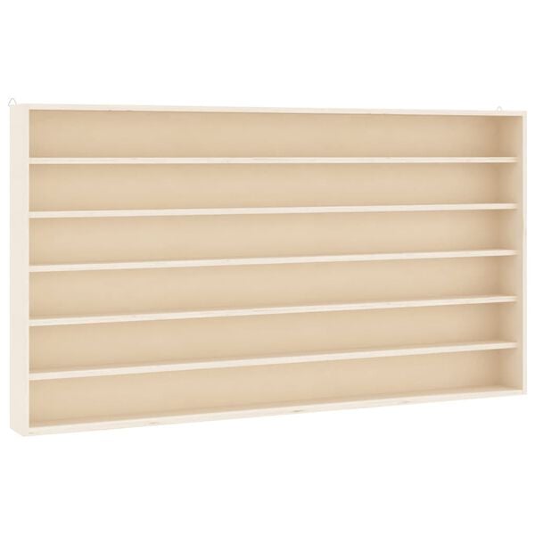 vidaXL koka kolekcionāra vitrīna ar 6 plauktiem 100x9x55 cm