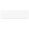vidaXL sienas plaukti, 2 gab., balti, 80x23,5x3,8 cm, MDF