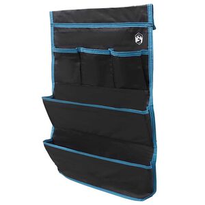 vidaXL Uzglabā&scaron;anas maisiņ&scaron; ar uzglabā&scaron;anu Pelēka 66 x 40 cm oksforda