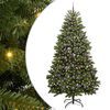 vidaXL Mākslīgā Ziemassvētku eglīte 240 cm 300 LED Silti balts Zaļa