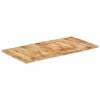vidaXL galda virsma, 25-27 mm, 120x60 cm, mango masīvkoks