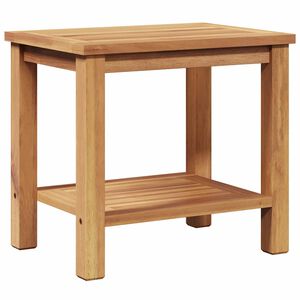 vidaXL Kafijas galdiņ&scaron; Brūna 50 x 35 x 45 cm Ciets tek&scaron;a koks