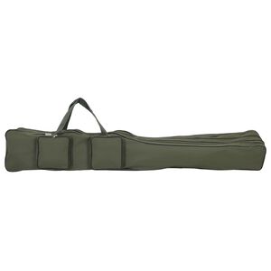 vidaXL mak&scaron;ķeres soma, tum&scaron;i zaļa, 150 cm, Oksfordas audums