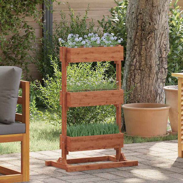 vidaXL augu statīvs, 52x30x78 cm, egles koks