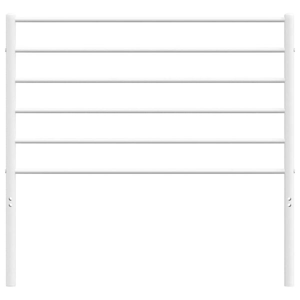 vidaXL gultas galvgalis, balts, 100 cm