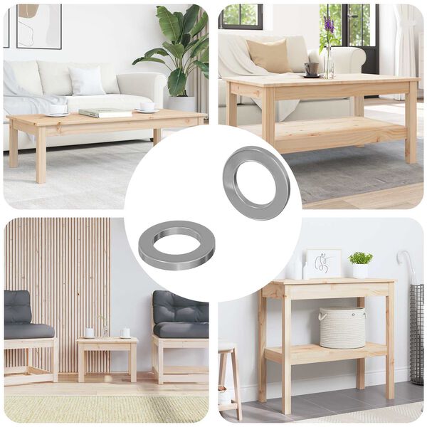 vidaXL Uzgriežņi 2 pcs Sudraba 10 x 10 x 1,2 mm Tērauds