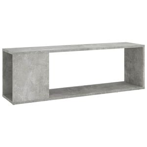 vidaXL TV plaukts, betona pelēks, 100x24x32 cm, inženierijas koks