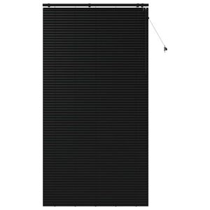 vidaXL Venēcijas žalūzija Melns 125 x 250 cm 35 mm