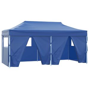 vidaXL Balles telts 291 x 580 x 315 cm Zila Oksforda audums
