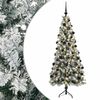 vidaXL Mākslīgā Ziemassvētku egle ar bumbiņu 180 cm 300 LED