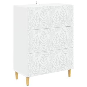 vidaXL Atvilktņu skapis Balts 66 x 34,5 x 90 cm Inženierijas koks