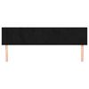 vidaXL gultas galvgaļi, 2 gab., 80x5x78/88 cm, melns samts