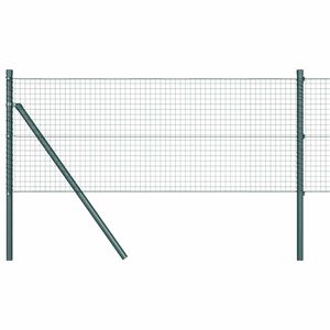 vidaXL Savilktais stiepļu žogs zemes stiprinā&scaron;anai 25 x 0,6 m Zaļa