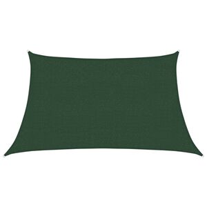 vidaXL saulessargs, 160 g/m&sup2;, tum&scaron;i zaļ&scaron;, 3/4x2 m, HDPE