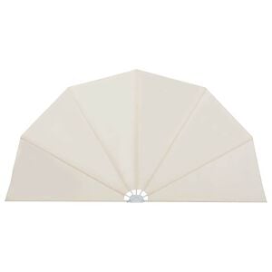 vidaXL saliekama terases sānu markīze, krēmkrāsā, 160 cm