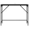 vidaXL Konsoles galds Melns ozolkoks 100 x 32 x 75 cm