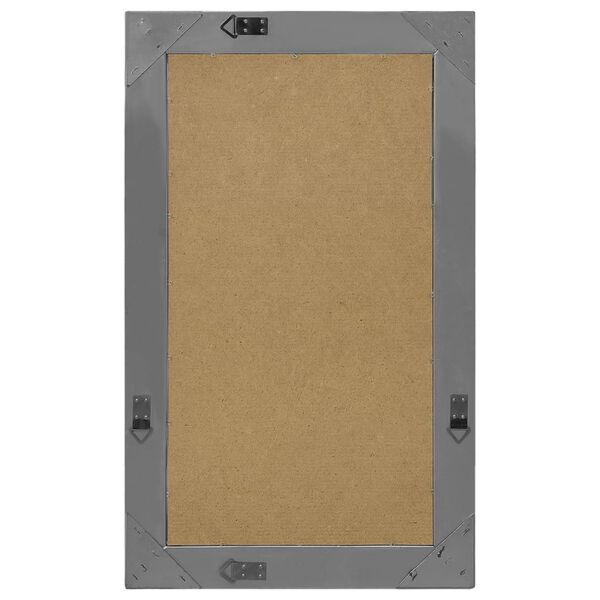 vidaXL baroka stila sienas spogulis, 50x80 cm, melns