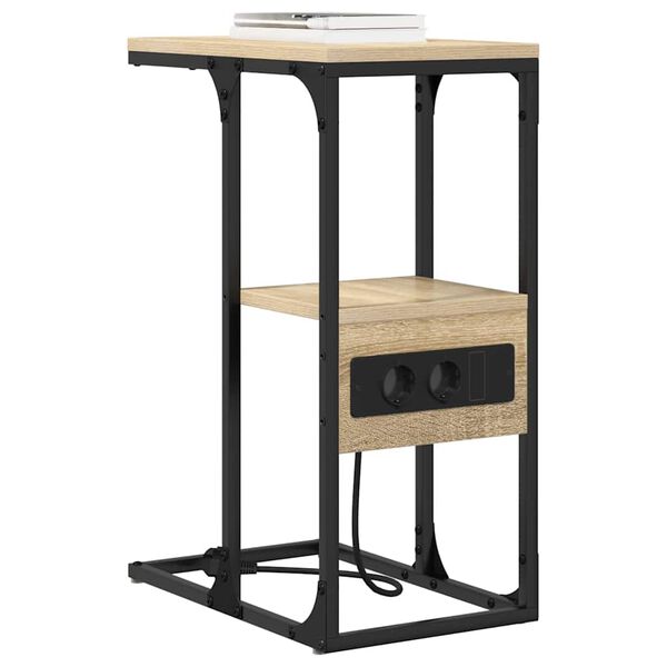 vidaXL Nakts skapītis ar atvilktni Sonomas ozola 41.5 x 26 x 60.5 cm