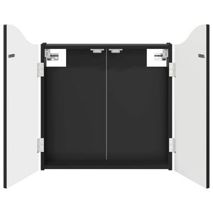 vidaXL Dartboard skapis Melns 56 x 12 x 63 cm Inženierijas koks